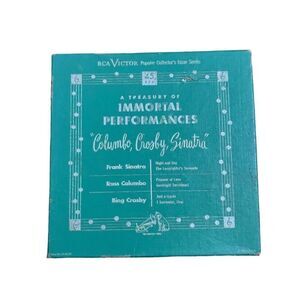 RCA Victor Popular Collectors Issue 45 RPM Records Columbia Crosby Sinatra Set